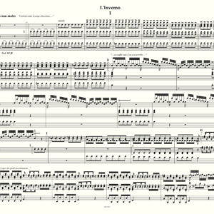 Vivaldi Hiver transcription pour orgue par R. Vergnet - Tournes de pages faciles